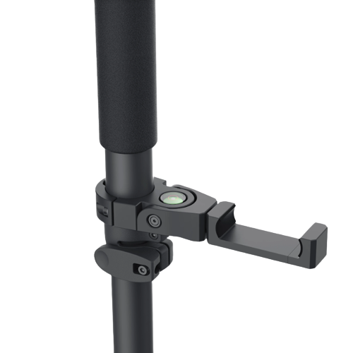 Survey Pole with Smartphone Mount